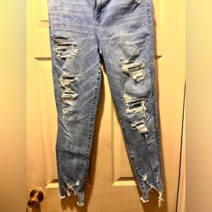 AMERICAN EAGLE Distressed Blue Jeans for Women